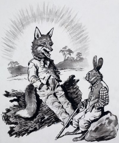 Brer Rabbit und Brer Fox, 1962 von English School